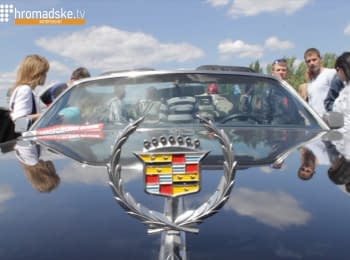 The festival of retro cars in Zaporizhya