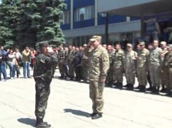 Із зони проведення АТО повернулися солдати мотопіхотного батальйону