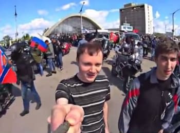 Открытие мотосезона и пустые билборды в Луганске