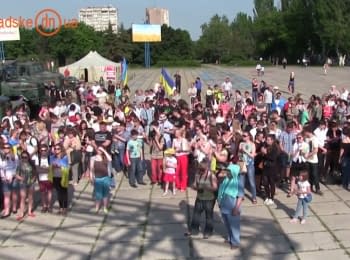 Heroes Day celebration in Mariupol