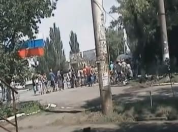Queues for water in Stakhanov