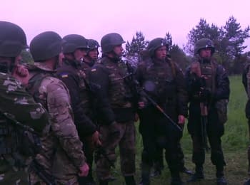 Солдаты 173 воздушно-десантной бригады США на учениях "Fearless Guardian" в Украине, 27 мая 2015