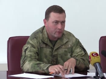 Briefing the deputy head of ATU Colonel Galushko S.O., 05.06.2015