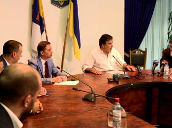 Mikheil Saakashvili at prosecutors office - I declare a war to lawlessness and bribery