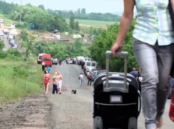 The traffic situation between the warring sides in Ukraine