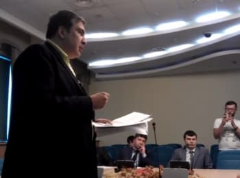 Saakashvili and the head of the State Aviation Administration of Ukraine