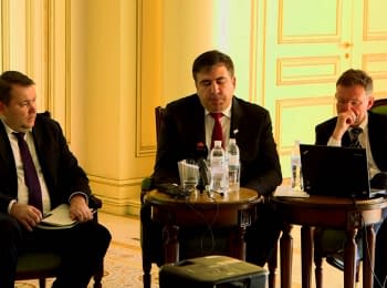 Mikheil Saakashvili met with international donors