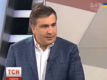 Mikheil Saakashvili' interview at TV-channel "1+1"