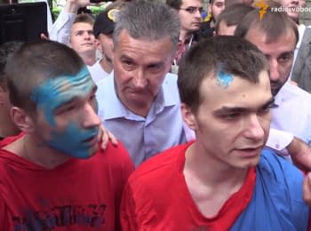 Rally of the supporters of "Radical Party Oleg Lyashko" near the Prosecutor' General Office of Ukraine, 22.07.15