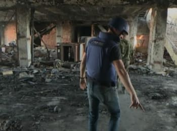 "Так выглядит Армагеддон": корреспондент ВВС из аэропорта Донецка