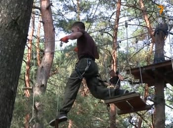 More than a 100 scouts are going through the military-patriotic training in Lviv region