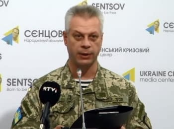 Briefing about developments in Ukraine of the Information Center of NSDC, 01.10.15