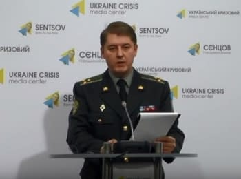 Briefing about developments in Ukraine of the Information Center of NSDC, 01.11.15