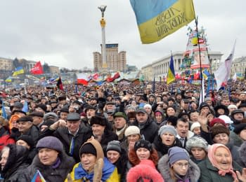 Вече на Майдане. Киев и Одесса (прямая трансляция "Радио Свобода")