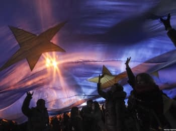 Празднование годовщины разгона студентов на Майдане Незалежности (прямая трансляция "Радио Свобода")