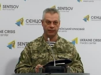 Briefing about developments in Ukraine of the Information Center of NSDC, 31.12.15