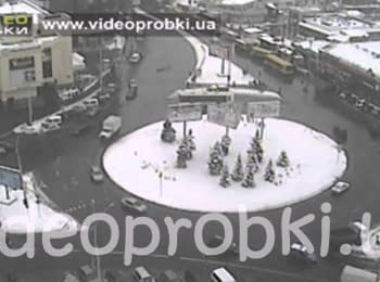 Deadly traffic accident in Kyiv with participation of Donetsk "golden youth" (video from webcam)