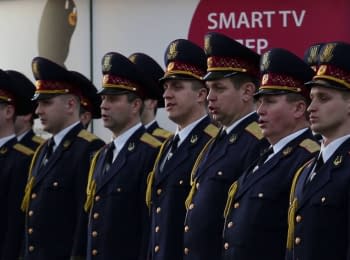 National Guard ensemble honored the "cyborgs"
