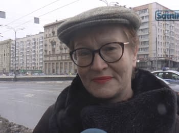 Muscovites to N. Savchenko: "Live, Nadiya..!"