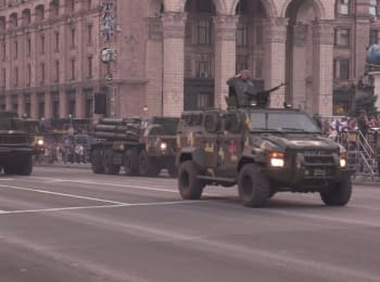 General parade' rehearsal for the Independence Day of Ukraine, 22.08.2016