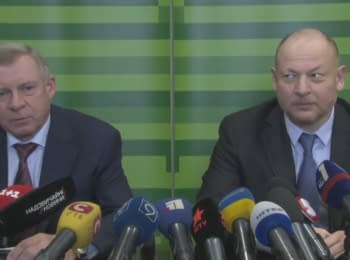A joint briefing by Oleksandr Dubilet and Yakov Smoliy on current work on "PrivatBank"