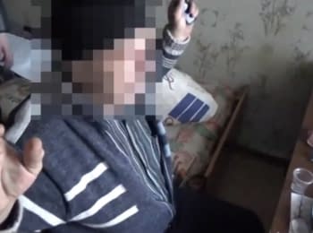 SBU detained the militant, who tortured Ukrainian captives