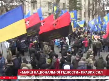 "March of National Dignity" of right-wing forces in Kyiv