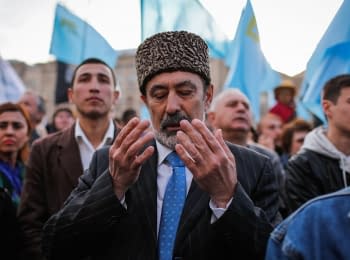 Мітинг пам'яті жертв депортації кримських татар