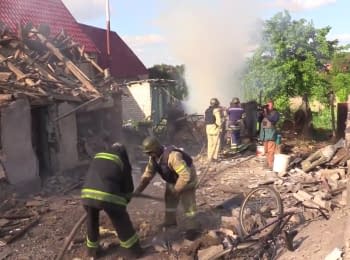 Militants shelled residential areas of Avdiyivka from "Grad" MLRS, 23.05.2017