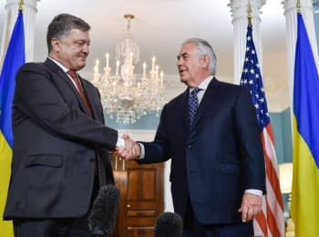 Poroshenko's meeting with Tillerson