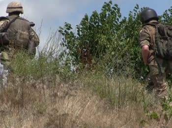 Вражеская ДРГ пыталась прорваться на позиции украинских военных вблизи Гранитного