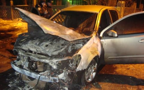 За добу в Києві горіли 8 автомобілів