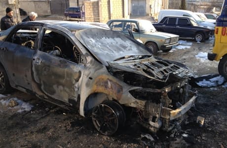 В Україні знову палають автомобілі