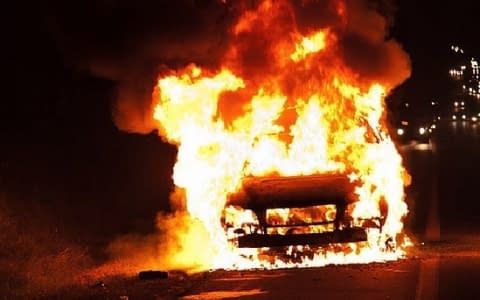 У Запоріжжі вбили і спалили в машині активіста Автомайдану
