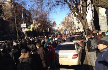 Підходи до Ради блокують силовики, у «Маріїнці» - провладний мітинг