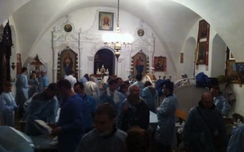 У Трапезній церкві Михайлівського собору розгорнули резервний госпіталь