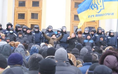 Полтавську ОДА зайняли представники народної ради
