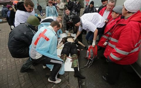 Кількість загиблих під час сутичок у Києві сягнула 100