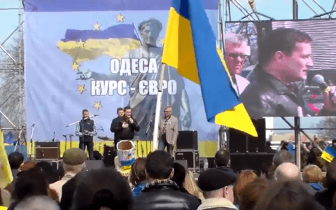 У Одесі пройшли два мітинги – проросійський та проукраїнський