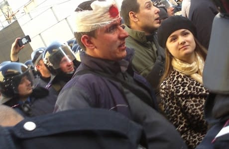 Мітинги у Харкові закінчились бійкою