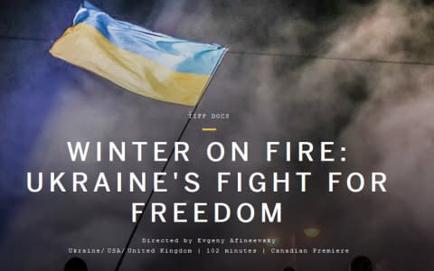 Documentary "Winter on Fire: Ukraine's Fight For Freedom" received The Grolsch People's Choice Award